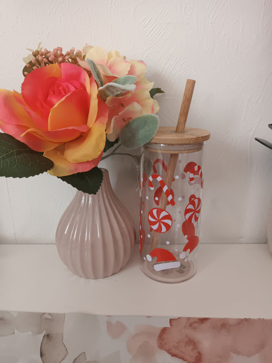 Verre avec paille