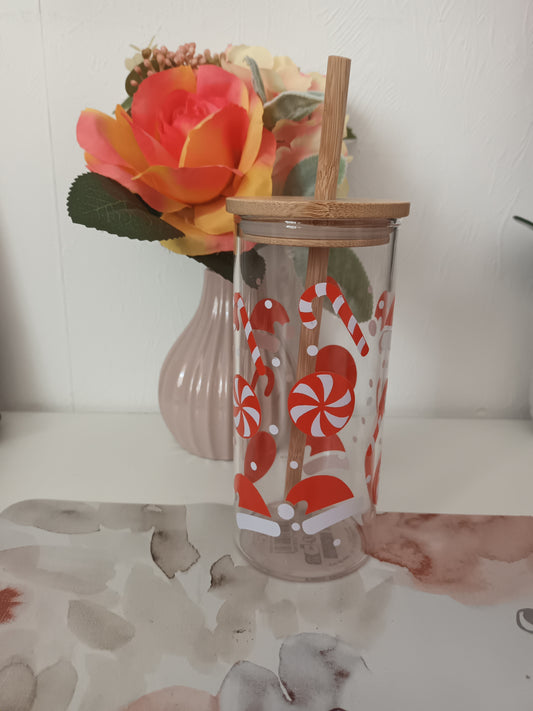 Verre avec paille