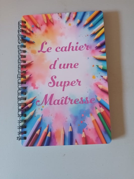 Cahier personnalisé